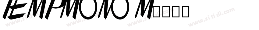 TempMono m字体转换